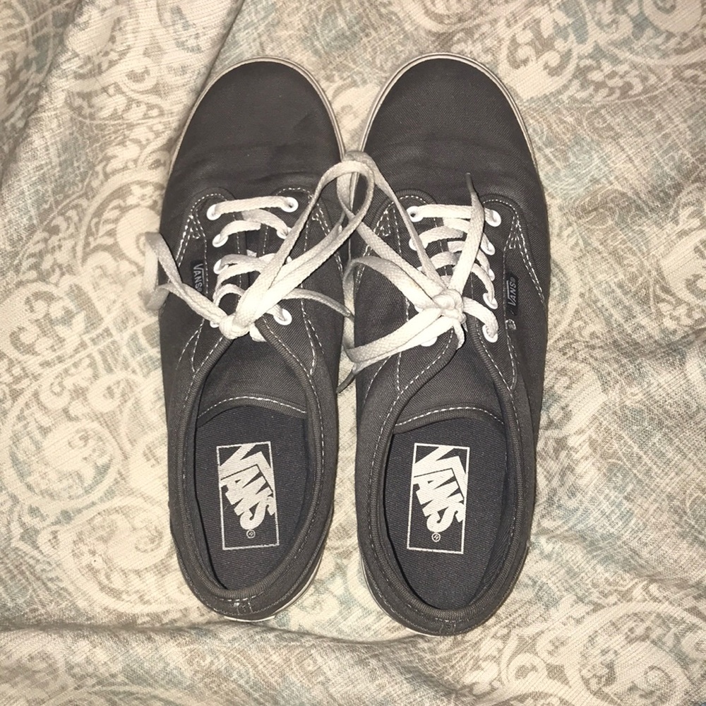 Grey Lowtop Vans